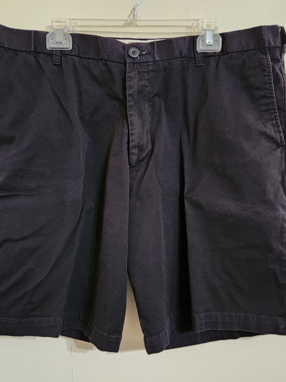Dockers Black Flat-Front Men's Shorts